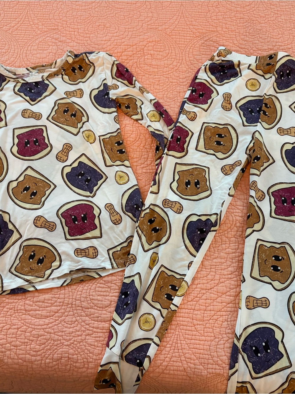 Posh Peanut Peanut Butter & Jam Print Pajama Set